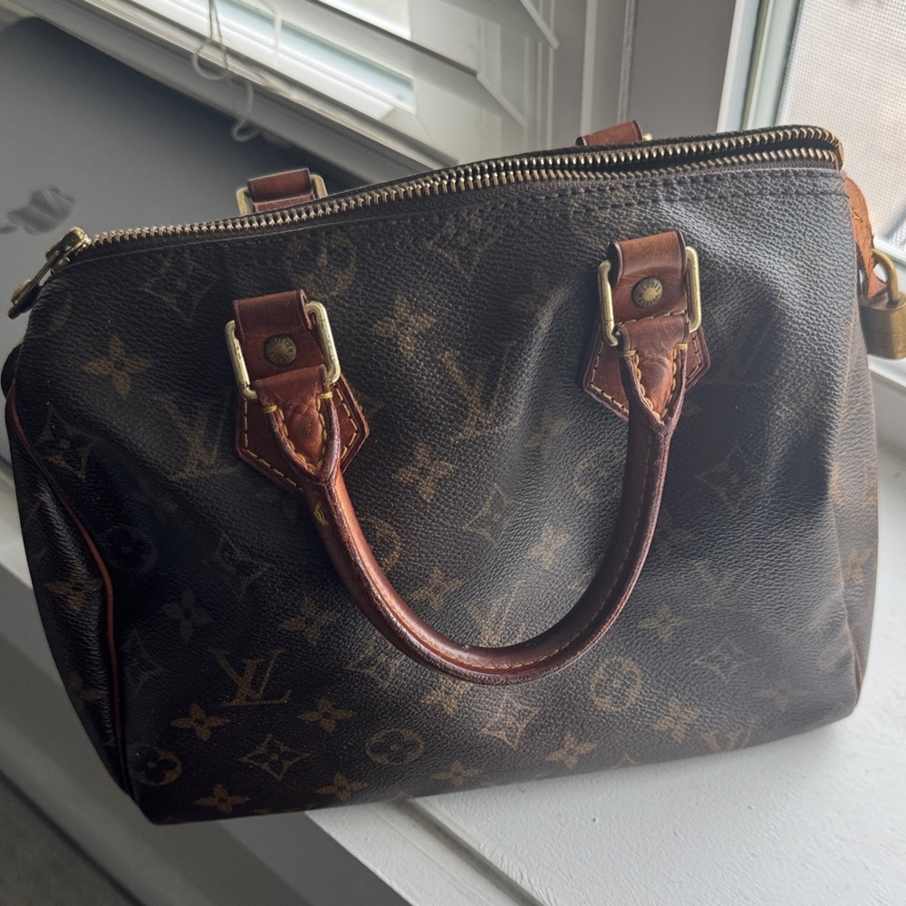 Louis Vuitton Brown Monogram speedy 25